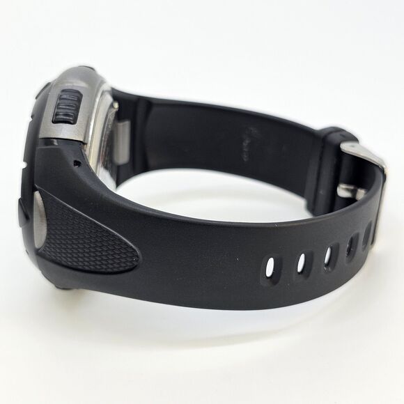 52MM Men's Digital Watch Black Plastic Band Straps New Battery - Picture 8 of 15